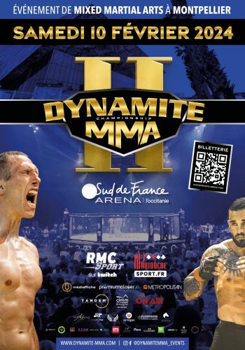 Affiche dynamite MMA II 10 février 2024